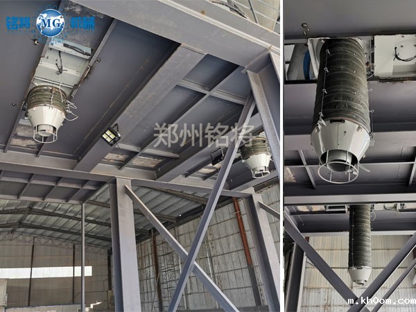 散装机安装现场