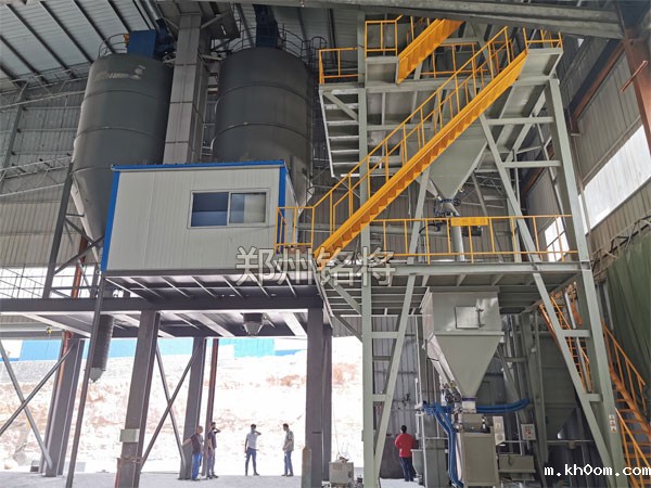 散装机安装现场