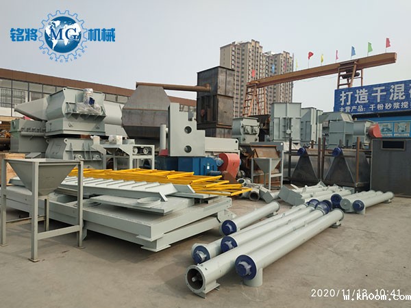 马来西亚半自动干粉砂浆生产线发货现场