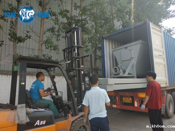 沙特半自动干粉砂浆生产线已经发货