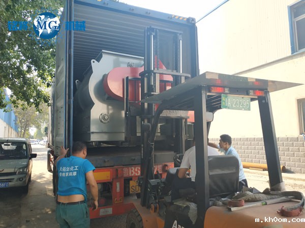 沙特半自动干粉砂浆生产线已经发货