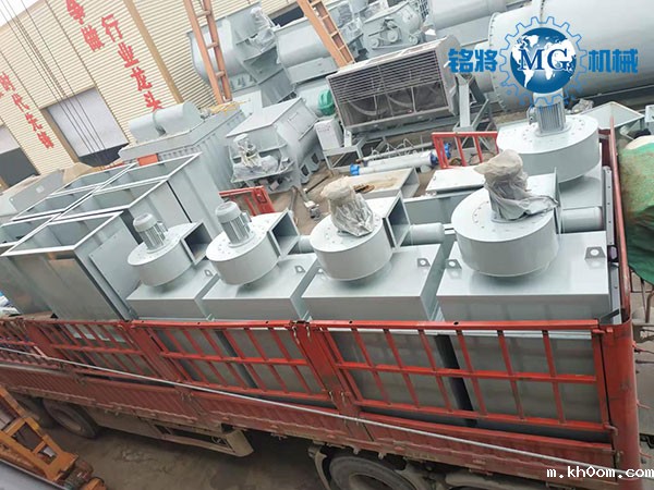 商丘年产30万吨全自动干粉砂浆生产线装车现场