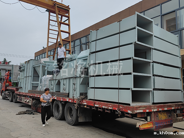 广东湛江三立方双轴混合机生产线发货