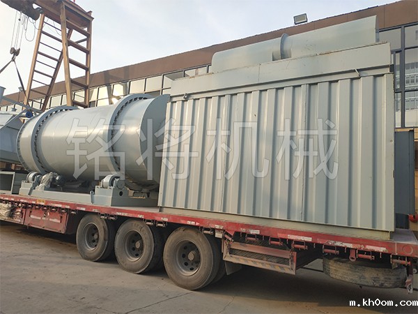 时产20吨烘干机于今日交付物流