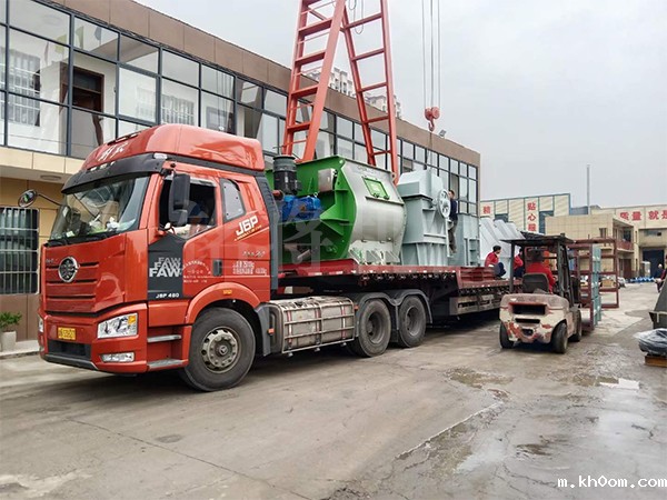 年产50万吨全自动干粉砂浆生产线第十二车发往广东