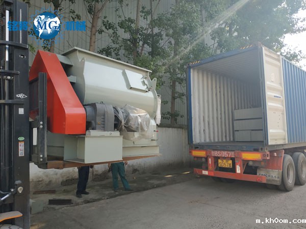 沙特半自动干粉砂浆生产线已经发货