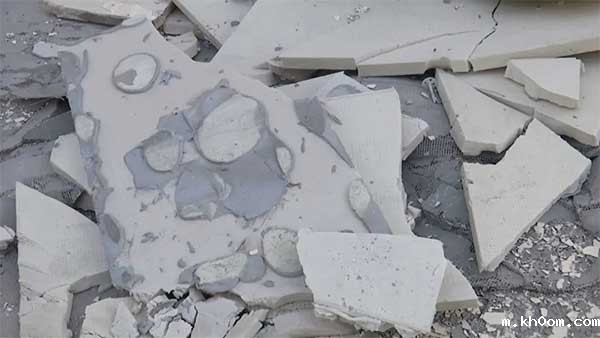 一场大风过后，银川一小区外墙保温层大面积脱落！