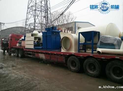 湖南智能保温砂浆设备发货现场