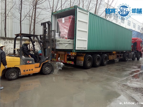 斯里兰卡简易生产线发货现场