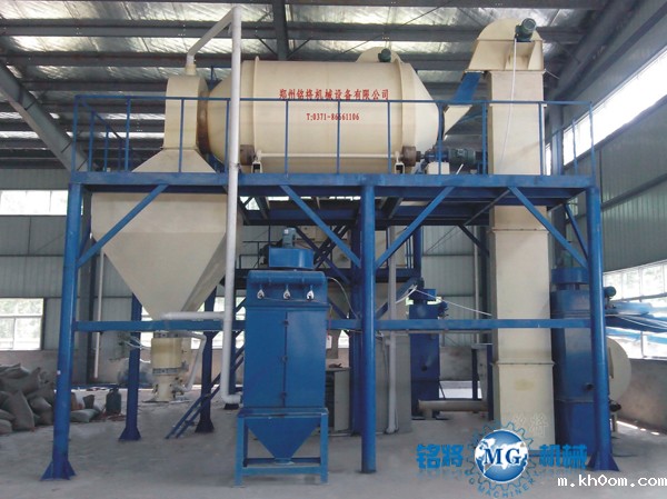 半自动玻化微珠保温砂浆生产线