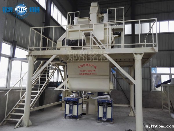 半自动保温砂浆生产线